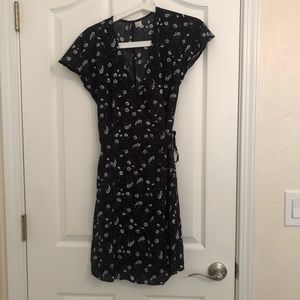 Floral wrap dress